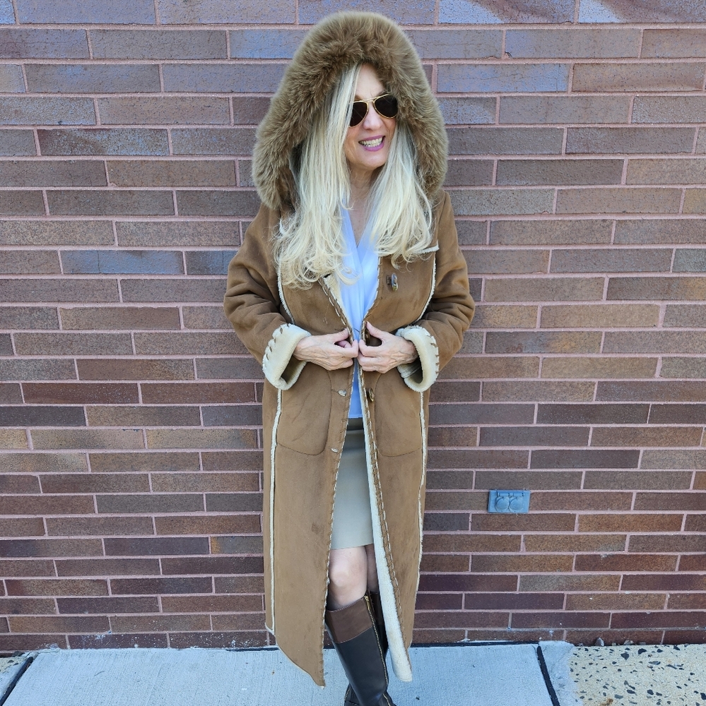 1 Madison Ex Cond & Pro Clean Penny Lane W Fox Trim Hood Coat, S, $105